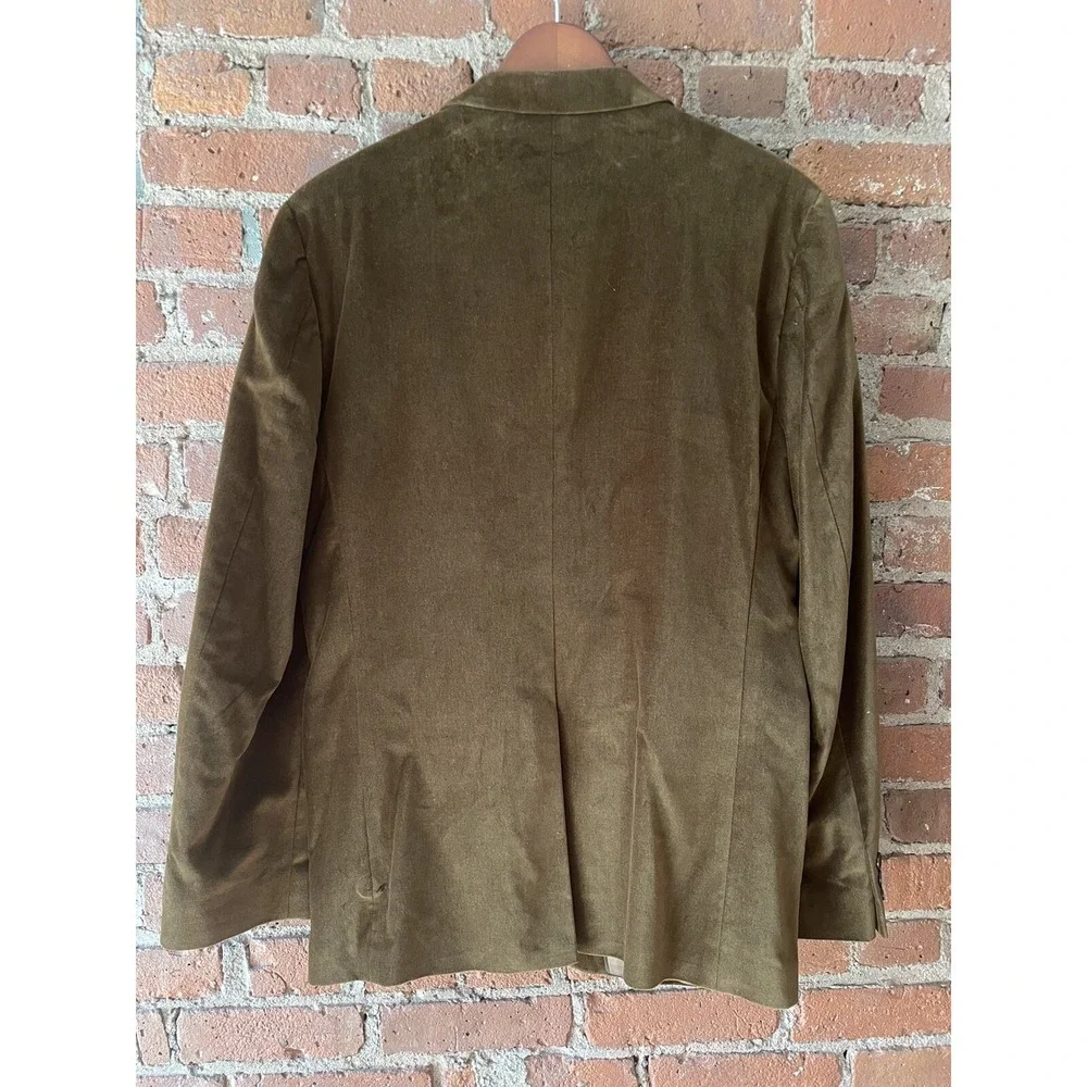 Brown‎ Velvet Mens 2 Button Blazer Size 42 L NWOT Lord & Taylor